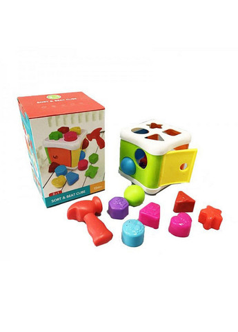 Логика-сортер фигурки-вкладыши 14х14х14 см Bambi (260512882)