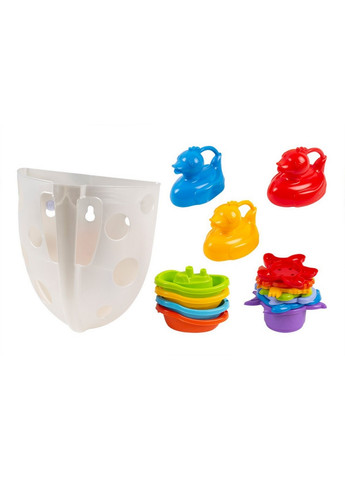 Набір для ванної кімнати Органайзер, 14 іграшок 23,5х20х13 см ТехноК (260512459)