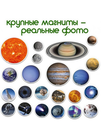 Набір магнітів "Світ космосу" 3,7х17х12 см MAGDUM (260513557)