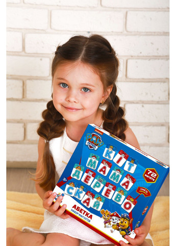 Детский набор магнитов Щенячий патруль "Азбука" 20,5х20,5х4 см MAGDUM (260514295)