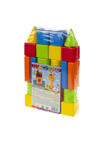 Конструктор "Мастерок" 24 детали 6х37х26 см Colorplast (260512364)