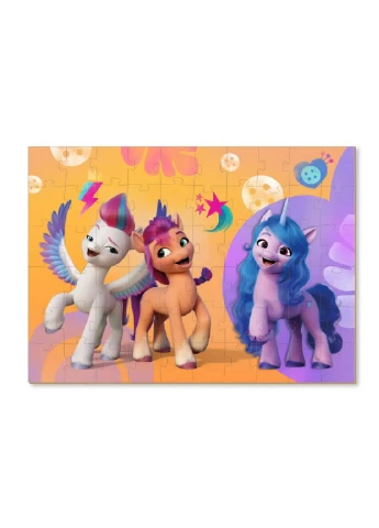 Дитячі пазли My Little Pony "Яскраві образи", 60 елементів, з фігуркою 32х23 см Dodo (260513580)