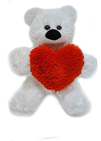 Мягкая игрушка мишка с сердцем 45 см Алина (260513699)