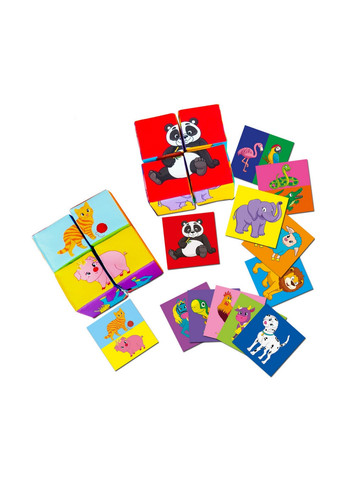 Набор мягких кубиков "Умные кубики" 8х32х16 см Macik (260512547)