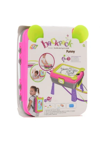 Дитячий столик-мольберт для малювання з аксесуарами 11х29х23 см YI MA TOYS (260514423)