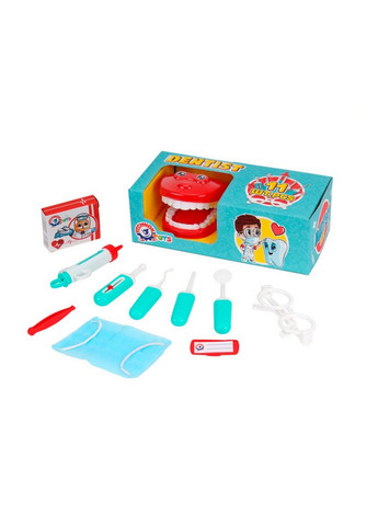 Іграшка "Набір стоматолога", 11 предметів 9,4х26,4х12,4 см ТехноК (260513441)