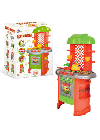 Детская игровая кухня с посудой 81х30х51 см ТехноК (260512435)