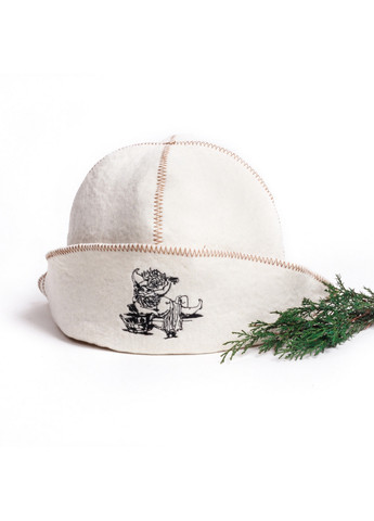 Набір подарунковий для лазні та сауни "Банщик" 5 предметів Універсальний Luxyart (260513637)