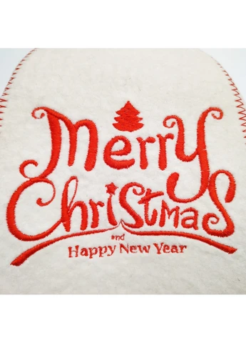 Набір подарунковий для лазні "Merry Christmas" 5 предметів Універсальний Luxyart (260513642)