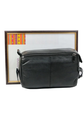 Шкіряна косметичка 22х15х9 см No Brand (260514794)