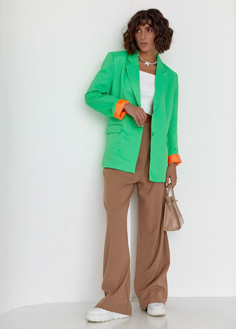 Жіночий піджак з кольоровою підкладкою Lurex (260510762)