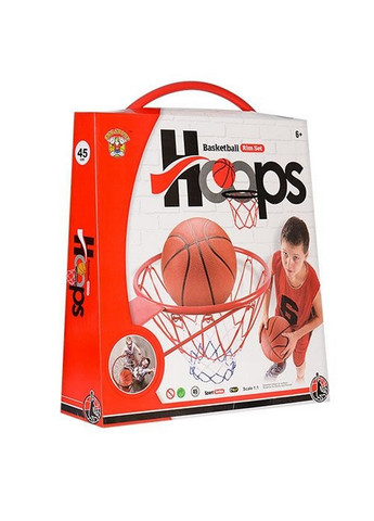 Баскетбольне кільце з м'ячем та насосом 45,5х53х11 см No Brand (260514785)