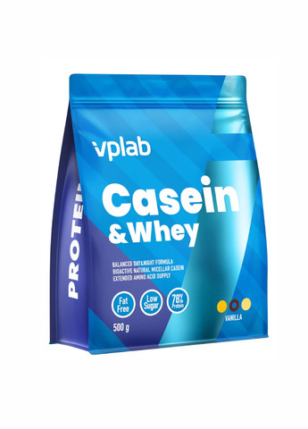 Казеин протеин Casein & Whey - 500g Vanilla VPLab Nutrition (260516960)