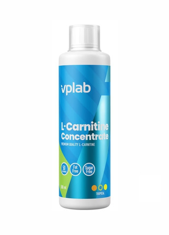 L-карнитин L-Carnitine Concentrate - 500 ml Tropical fruit VPLab Nutrition (260516971)