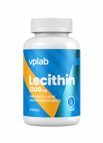 Лецитин Lecithin 1200 mg - 120 Softgels VPLab Nutrition (260516965)