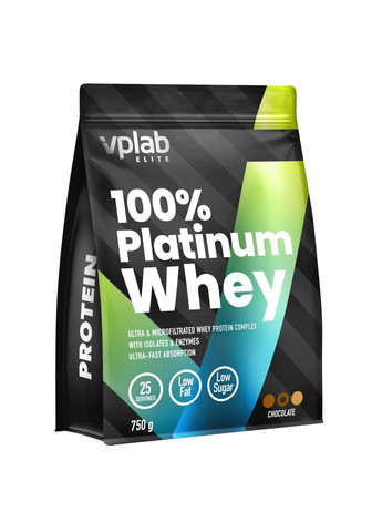 Протеин 100% Platinum Whey - 750g Chocolate VPLab Nutrition (260516970)