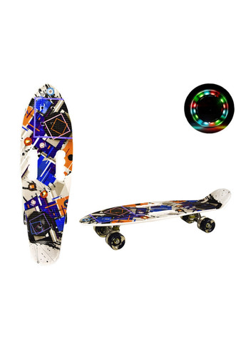 Пенні борд колеса PU світло 68х20 см Bambi (260512918)