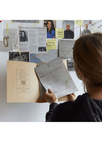 Гра настільна "Нерозкриті справи" детективна 1х30х22 см No Brand (260512118)