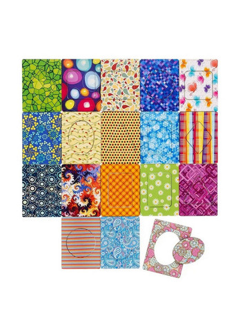 Деревянные досточки сегена с узорами 4х12х17,5 см Ubumblebees (260512779)