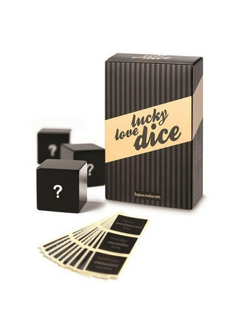 Игральные кубики Lucky Love Dice Универсальный Bijoux Indiscrets (260514416)