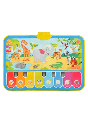 Детский игровой-развивающий Коврик на укр. и англ. языке 38х26х4 см Limo Toy (260532894)