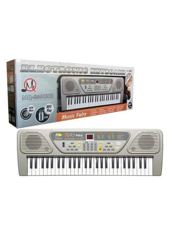 Дитячий орган із мікрофоном, 61 клавіша 75х25х12 см Bambi (260531699)