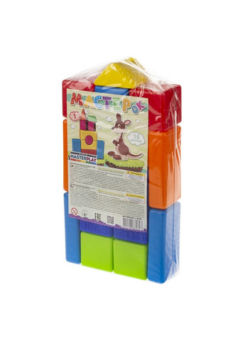 Конструктор "Мастерок" 15 деталей 6х32х18 см Colorplast (260530015)