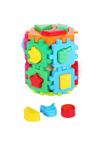 Іграшка куб "Розумний малюк Конструктор" 14х14х17 см ТехноК (260533055)