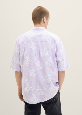 Фиолетовая кэжуал рубашка Tom Tailor