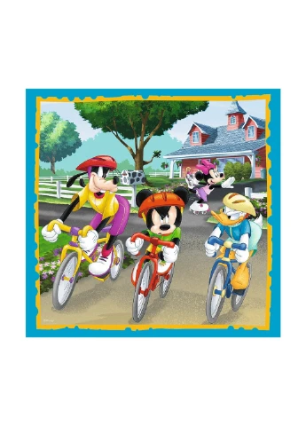 Детские пазлы 3 в 1 Disney "Мики Маус с друзьями" 6х29х29 см Trefl (260530029)