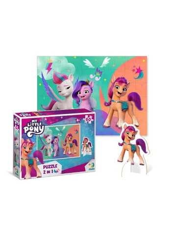 Дитячі пазли My Little Pony "Пригоди Санні, Піпп та Зіпп", 60 елементів 32х23 см Dodo (260530250)