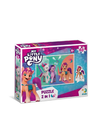 Детские пазлы My Little Pony "Приключения Санни, Пипп и Зипп", 60 элементов 32х23 см Dodo (260530250)