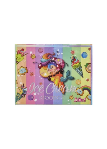 Косметика детская Тени для век с кисточкой 16,5х12,5х1,3 см Bambi (260531687)