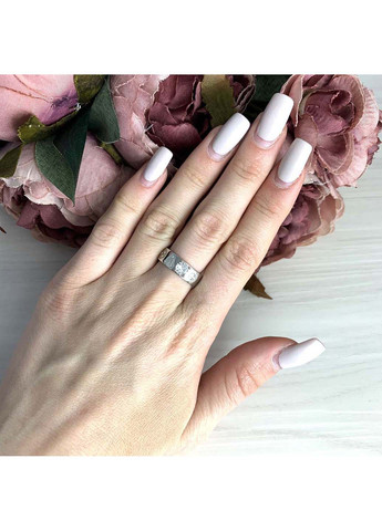 Срібна каблучка з фіанітами. Silver Breeze (260516253)