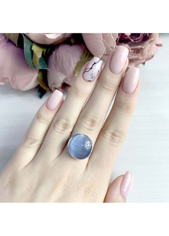 Серебряное кольцо с кошачим глазом Silver Breeze (260516337)