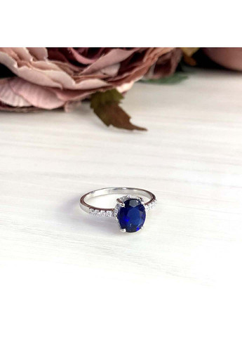 Срібна каблучка з сапфіром nano Silver Breeze (260516421)