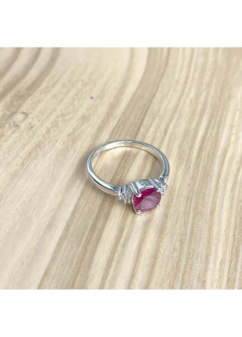 Срібна каблучка з натуральним рубіном 1.81ct Silver Breeze (260516436)