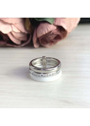 Серебряное кольцо с керамикой Silver Breeze (260516535)