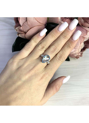 Срібна каблучка з натуральним топазом 4.905ct Silver Breeze (260516267)