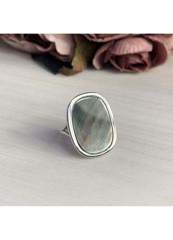 Серебряное кольцо с натуральным перламутром 3.4ct Silver Breeze (260516601)