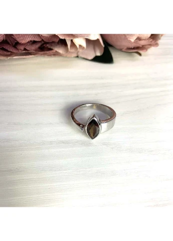 Серебряное кольцо с натуральным гранатом 1.4ct Silver Breeze (260516128)