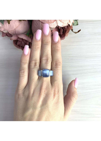 Серебряное кольцо с кошачим глазом Silver Breeze (260516502)