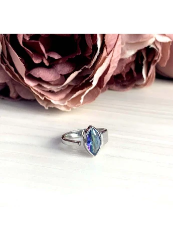 Срібна каблучка з натуральним містик топазом 1.263ct Silver Breeze (260516596)
