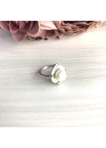 Серебряное кольцо с натуральным жемчугом Silver Breeze (260516453)