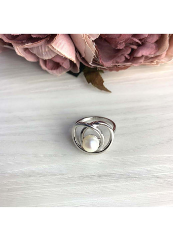 Серебряное кольцо с натуральным жемчугом барочным Silver Breeze (260516387)