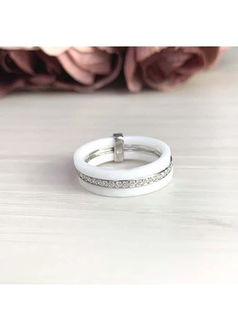 Серебряное кольцо с керамикой Silver Breeze (260516599)