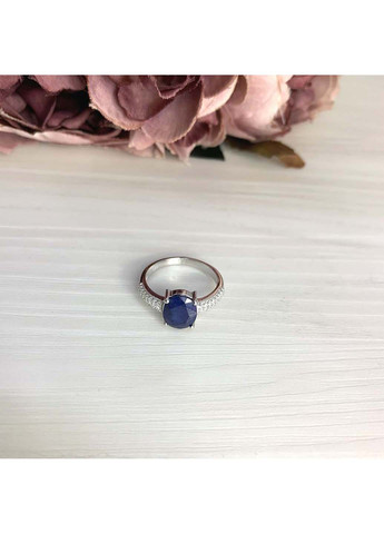 Срібна каблучка з натуральним сапфіром 3.552ct Silver Breeze (260516192)