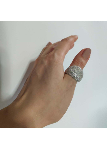 Срібна каблучка з фіанітами. Silver Breeze (260517930)