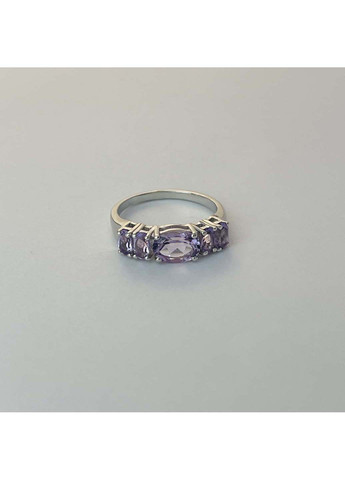 Серебряное кольцо с натуральным аметистом 1.1ct Silver Breeze (260517925)