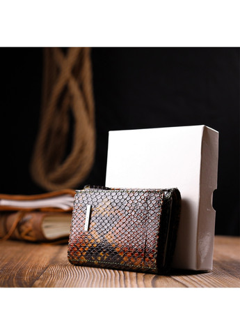 Жіноча шкіряна візитниця 8х10х2, 5 см Karya (260531278)